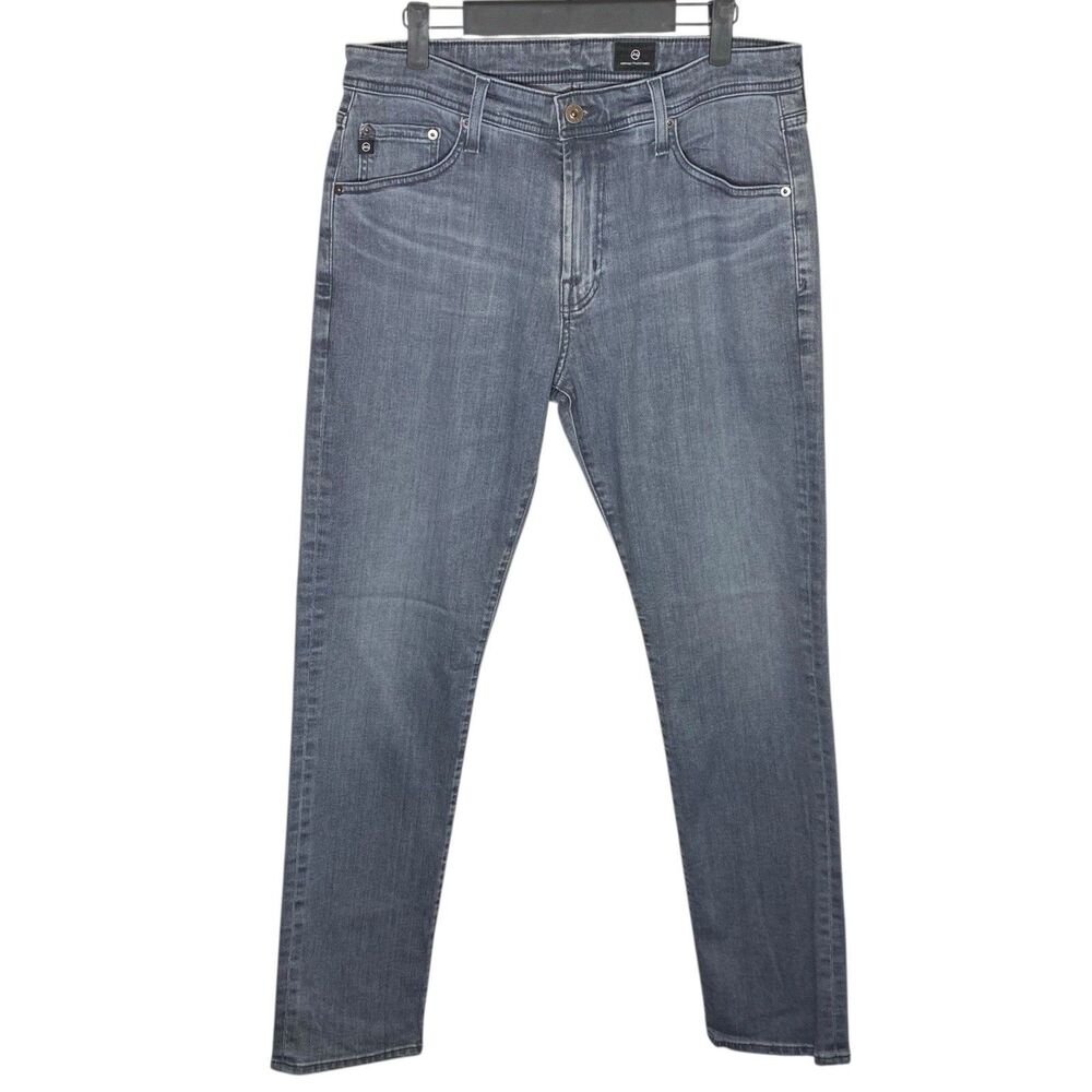 AG Adriano Goldschmied Jeans Mens 32x32 Gray Everett Slim Straight 1794 NEW